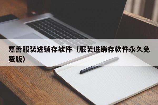 嘉善服装进销存软件（服装进销存软件永久免费版）