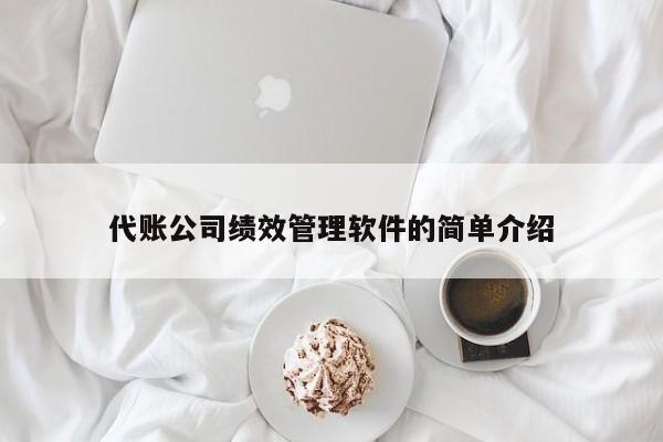 代账公司绩效管理软件的简单介绍