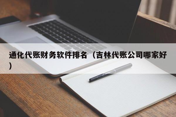 通化代账财务软件排名（吉林代账公司哪家好）