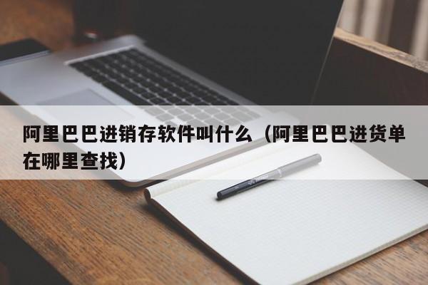 阿里巴巴进销存软件叫什么（阿里巴巴进货单在哪里查找）