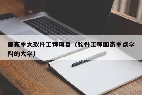 国家重大软件工程项目（软件工程国家重点学科的大学）