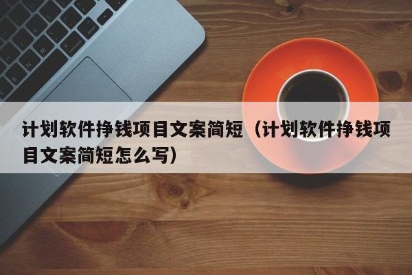 计划软件挣钱项目文案简短（计划软件挣钱项目文案简短怎么写）