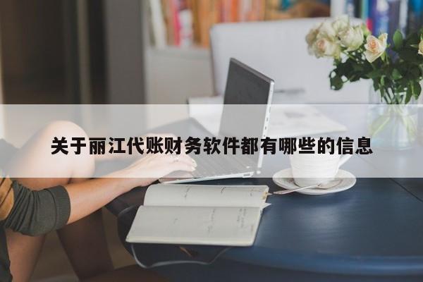 关于丽江代账财务软件都有哪些的信息