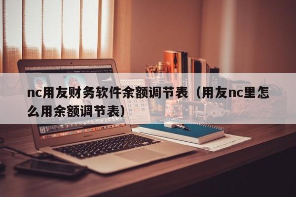 nc用友财务软件余额调节表（用友nc里怎么用余额调节表）